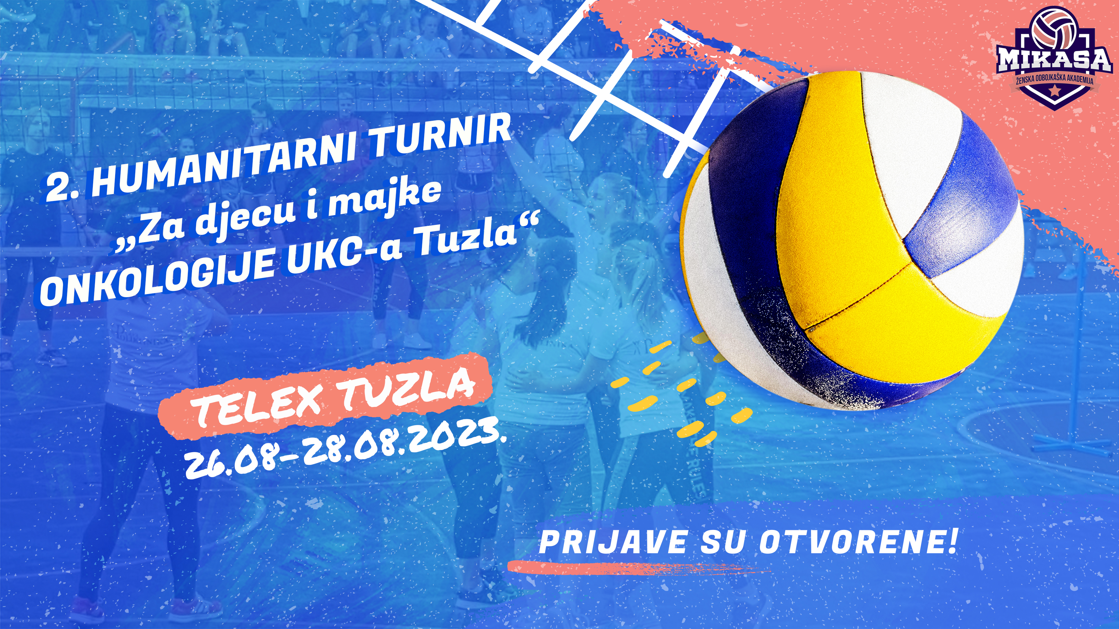 Drugi humanitarni odbojkaški turnir za podršku djeci i majkama onkologije UKC-a Tuzla
